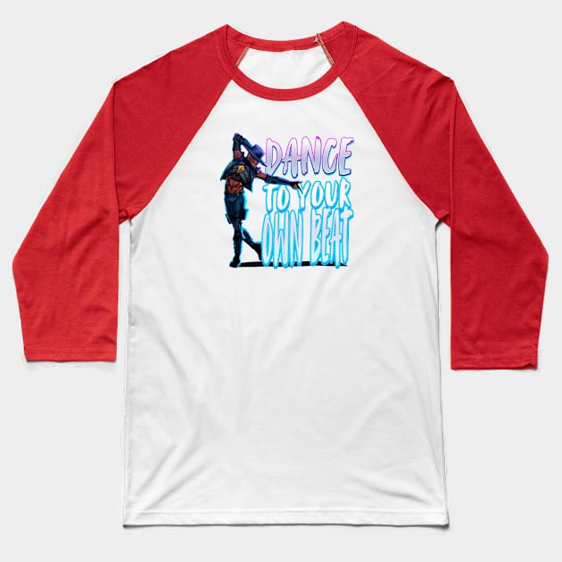 Seer - Dance To Your Own Beat Baseball T-Shirt by Paul Draw